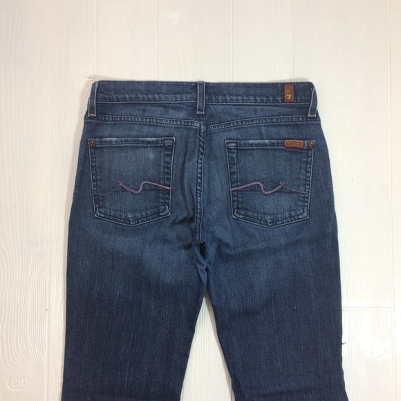 7 For All Mankind Josefina Skinny Boyfriend SZ 28 - Picture 5 of 8